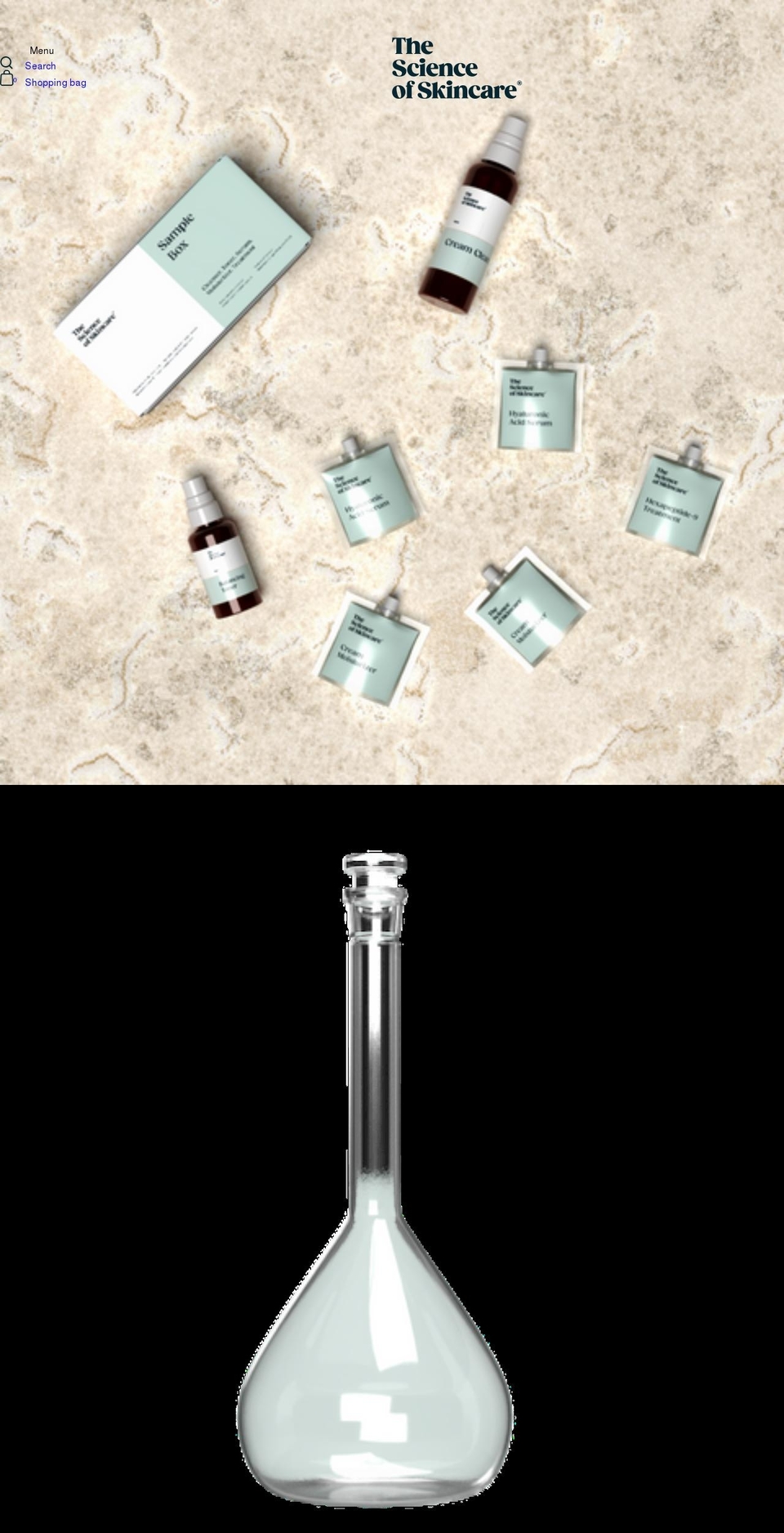tsosskincare.com shopify website screenshot