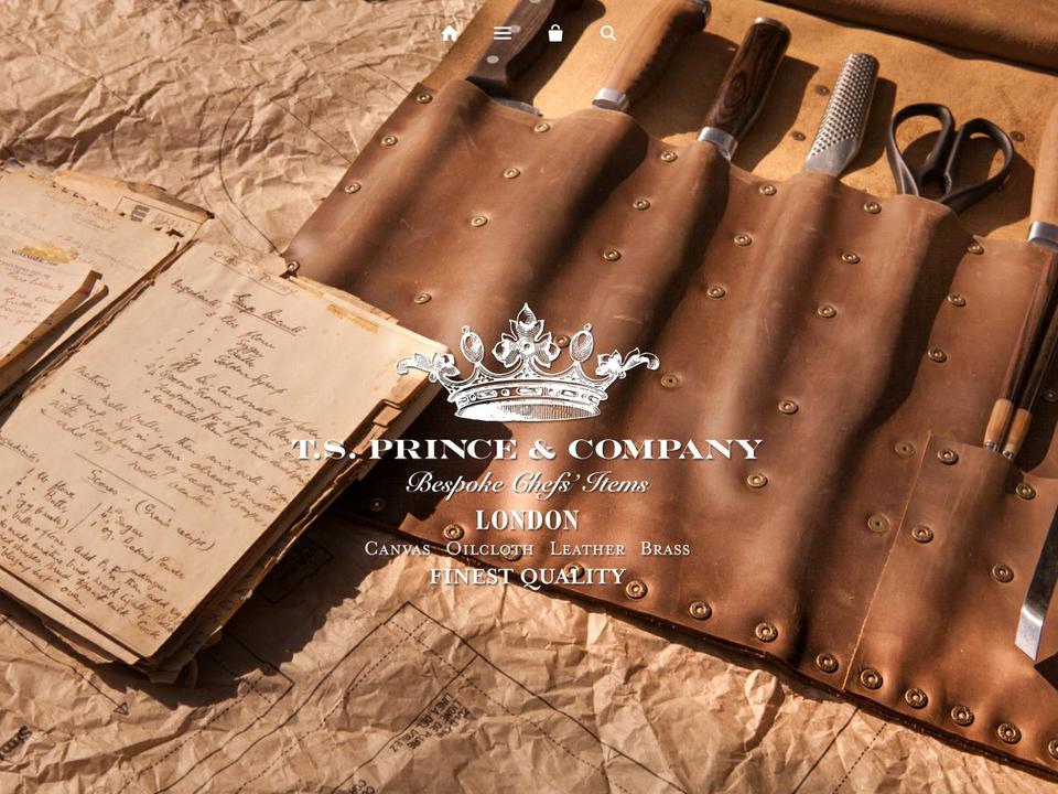 tsprinceandco.com shopify website screenshot