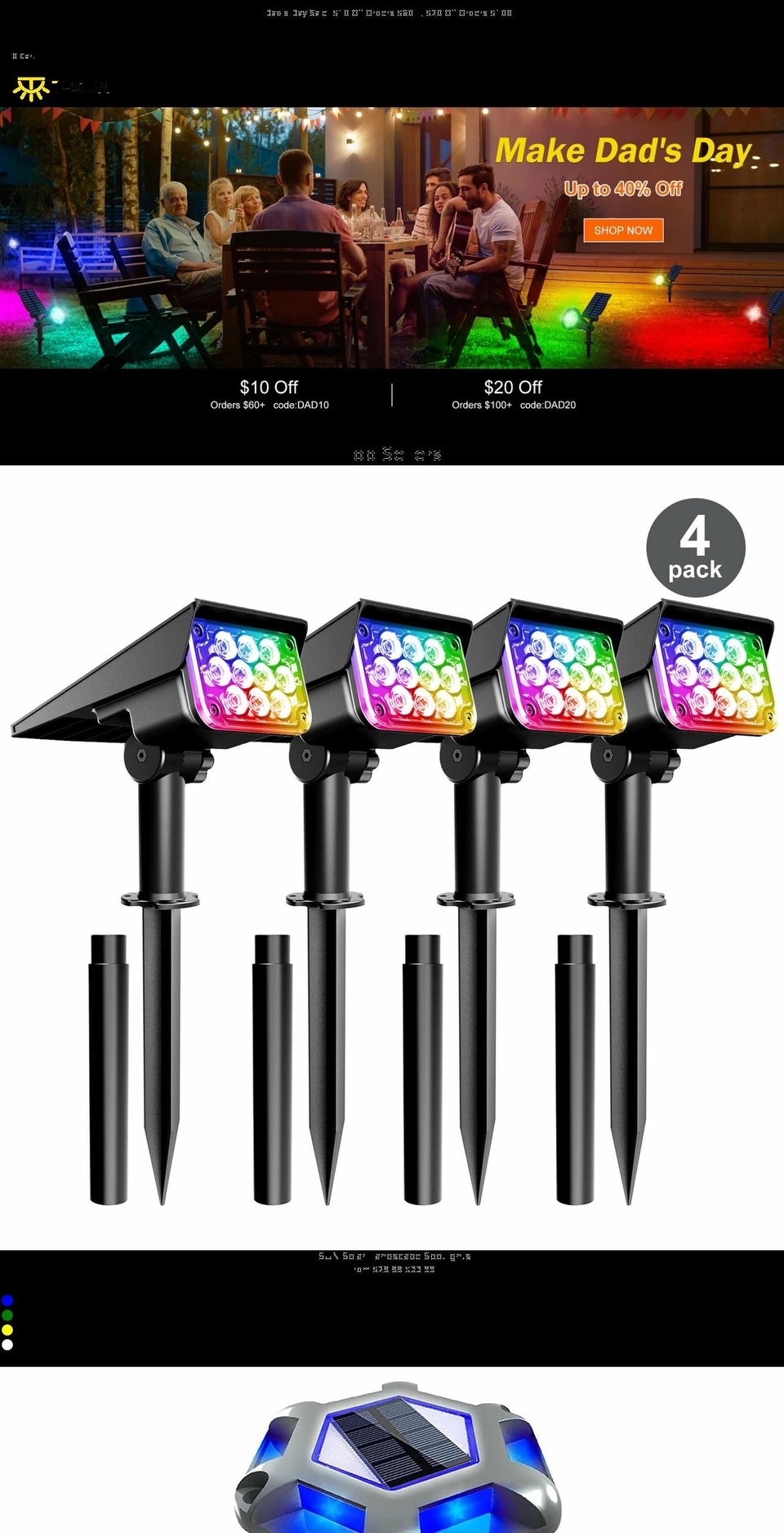tsunlighting.com shopify website screenshot