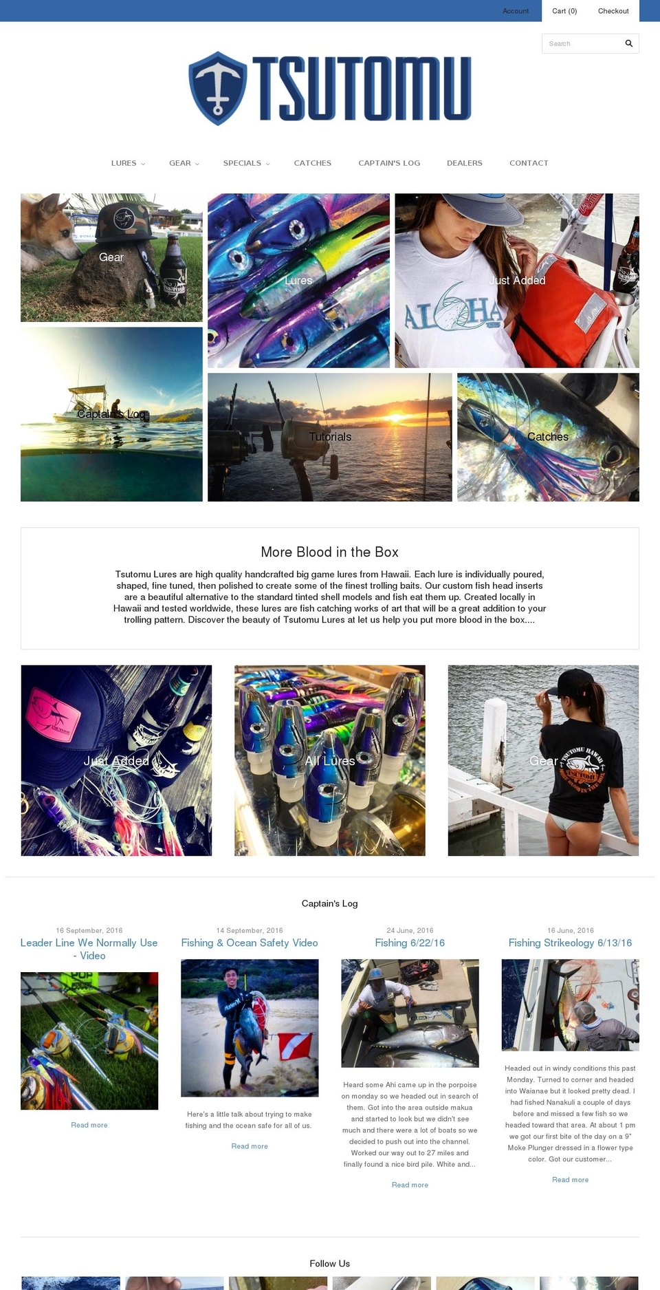 tsutomulures.com shopify website screenshot