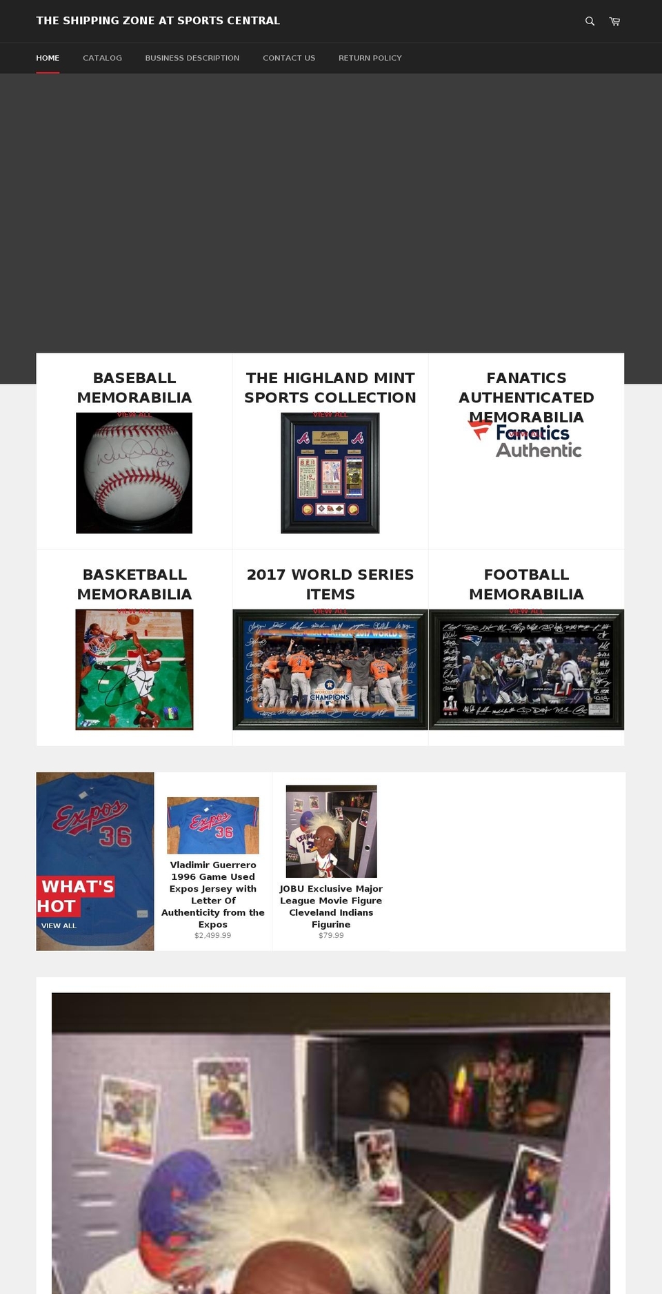 tszsportscentral.com — Shopify storefront screenshot