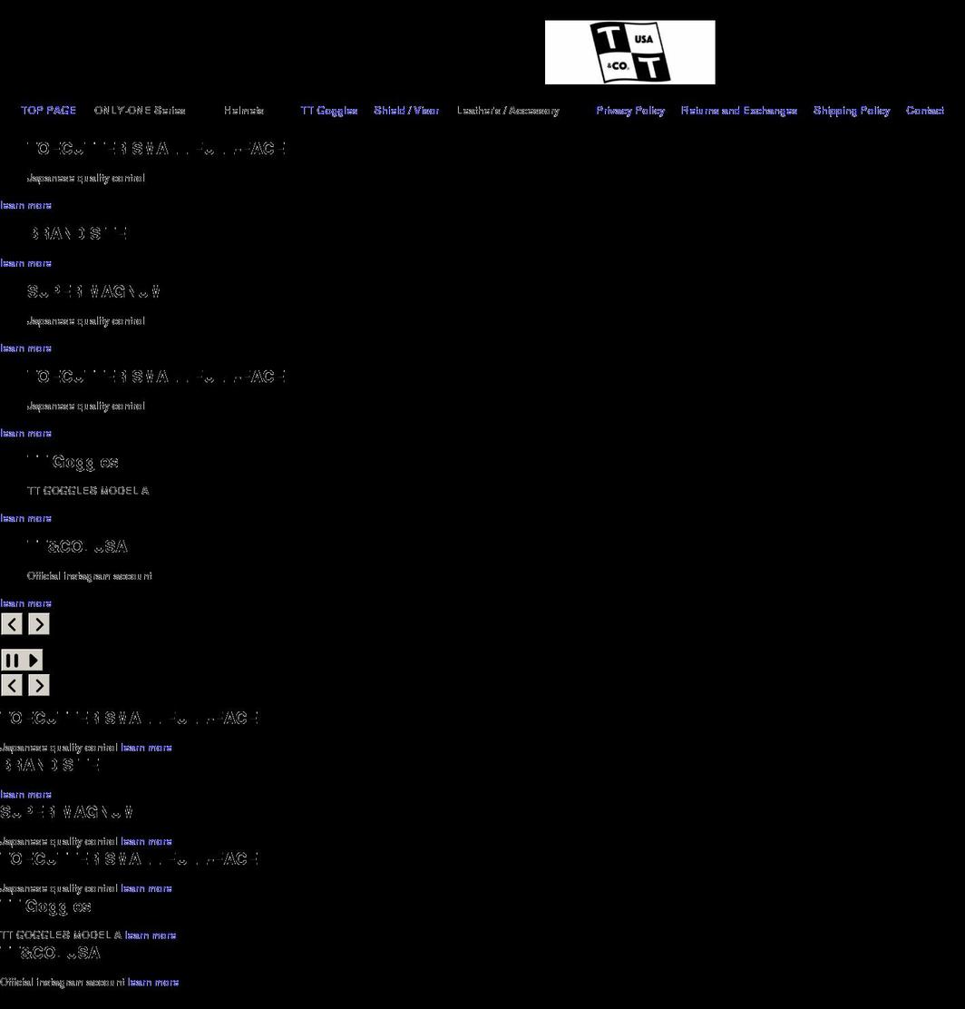 ttandcousa.com shopify website screenshot