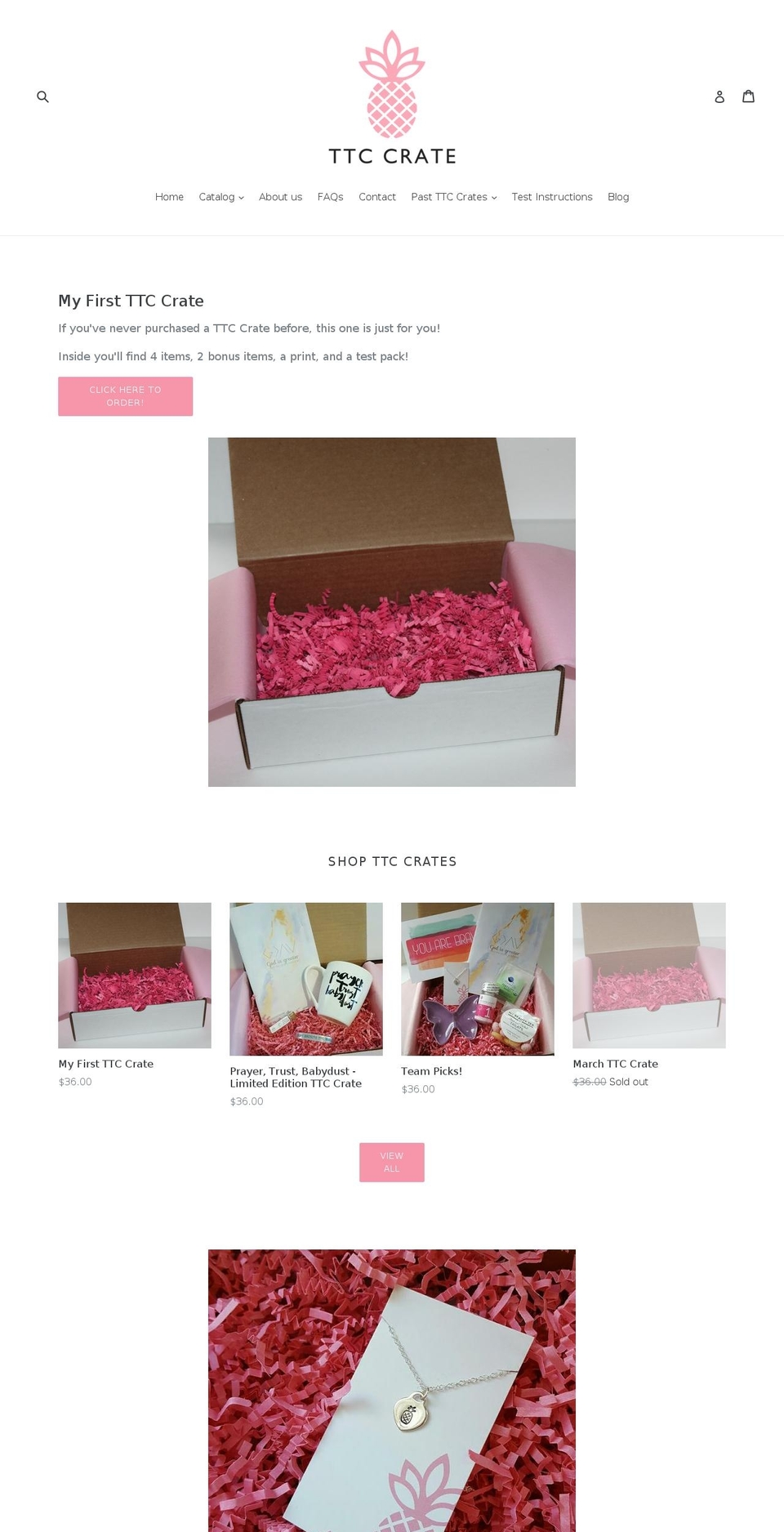 ttccrate.com shopify website screenshot