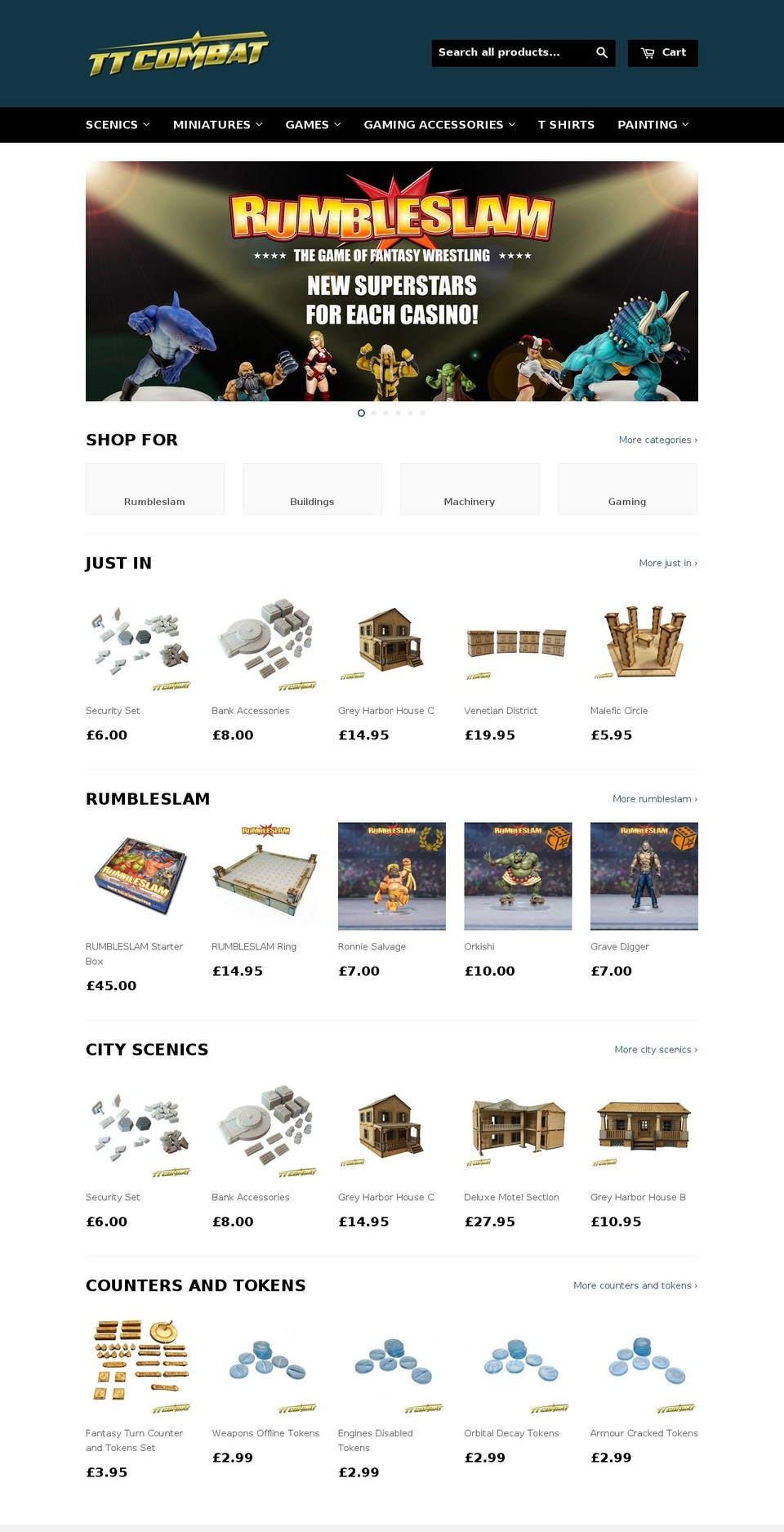 ttcombat.com shopify website screenshot