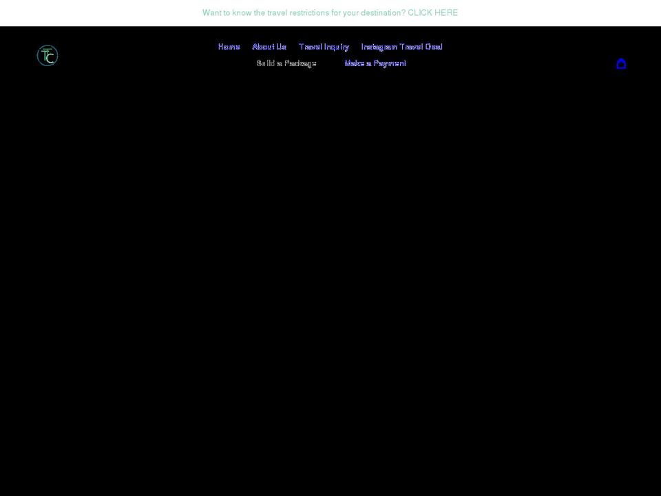 ttctravels.com shopify website screenshot