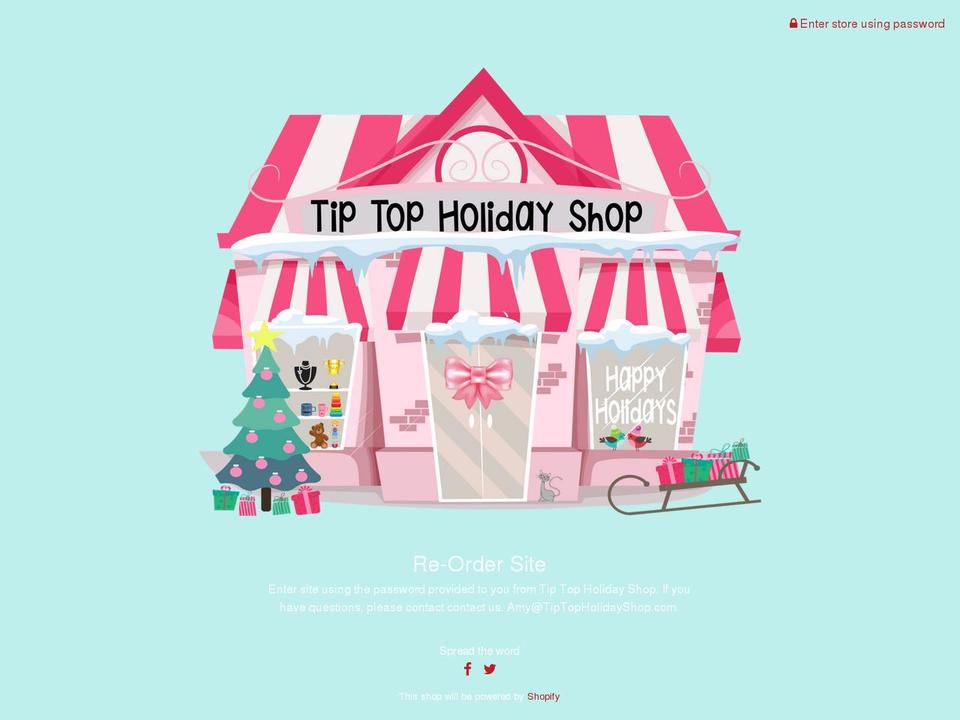 tthsstore.com — Shopify storefront screenshot