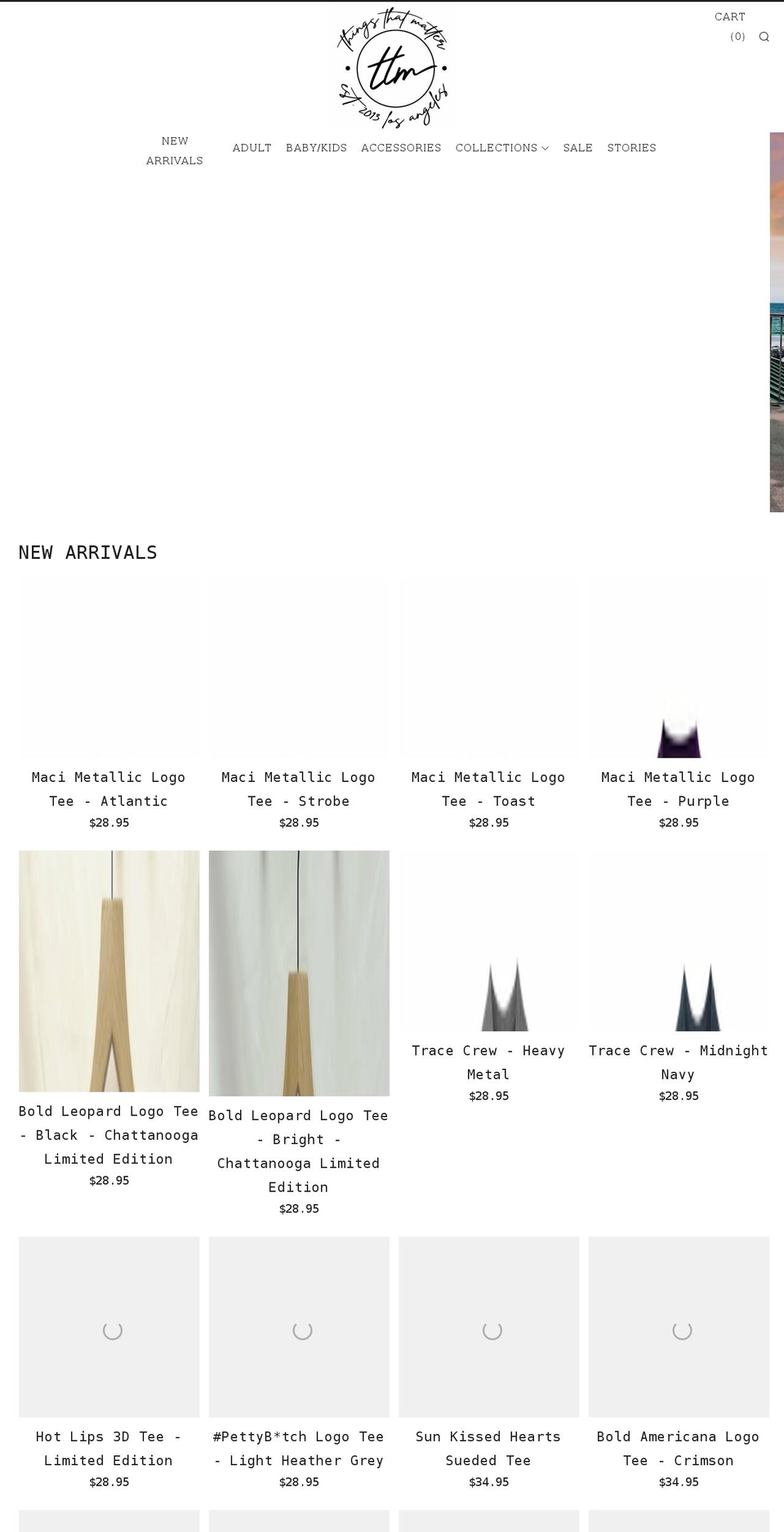 ttmlifestyle.com shopify website screenshot