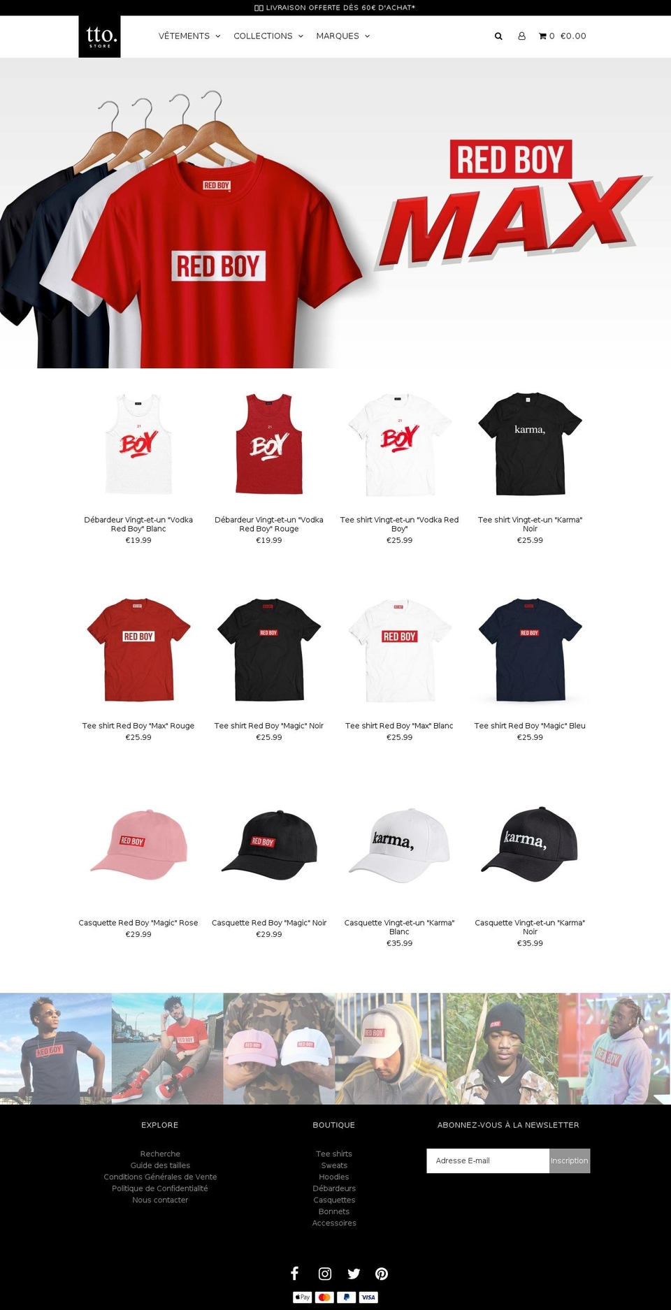 ttostore.com shopify website screenshot