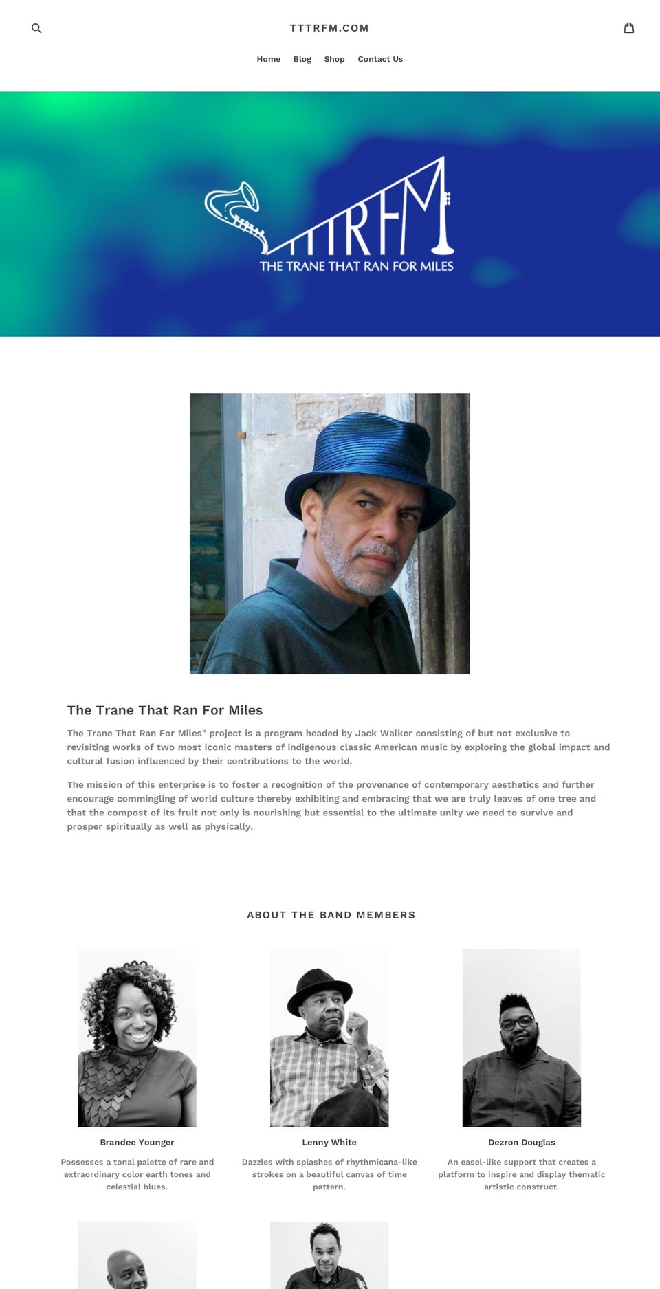 tttrfm.com — Shopify storefront screenshot