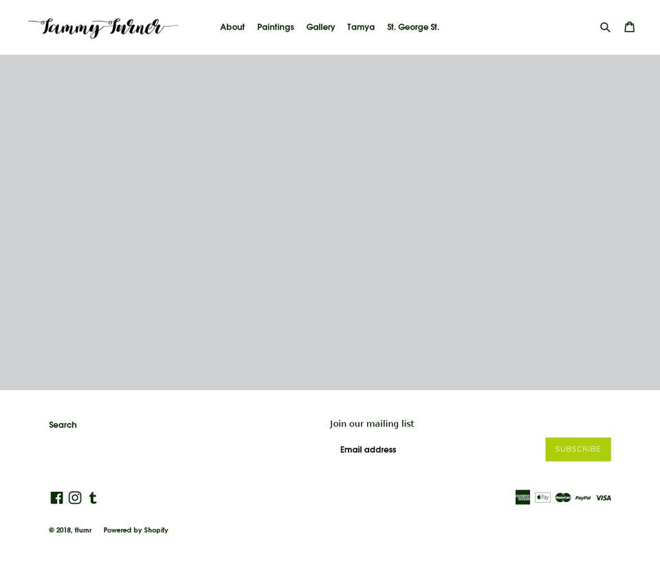 tturnr.com — Shopify storefront screenshot