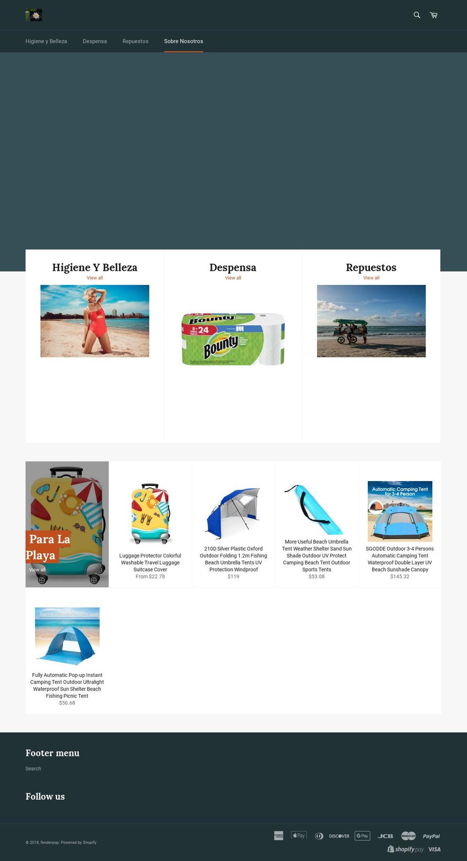 tubahia.com shopify website screenshot