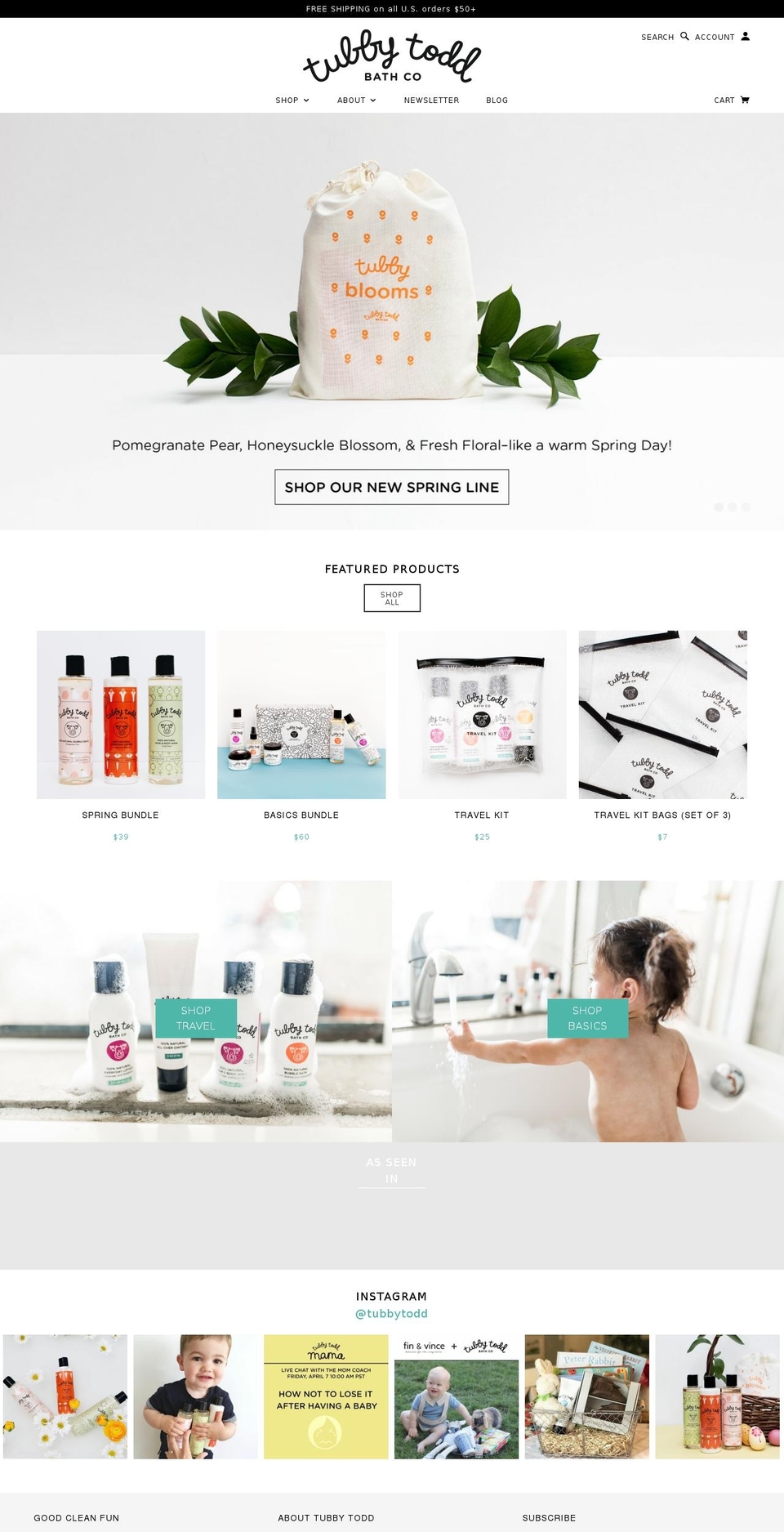 tubbytodd.com shopify website screenshot