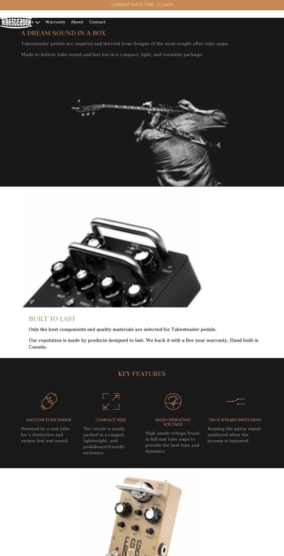 tubesteader.com shopify website screenshot