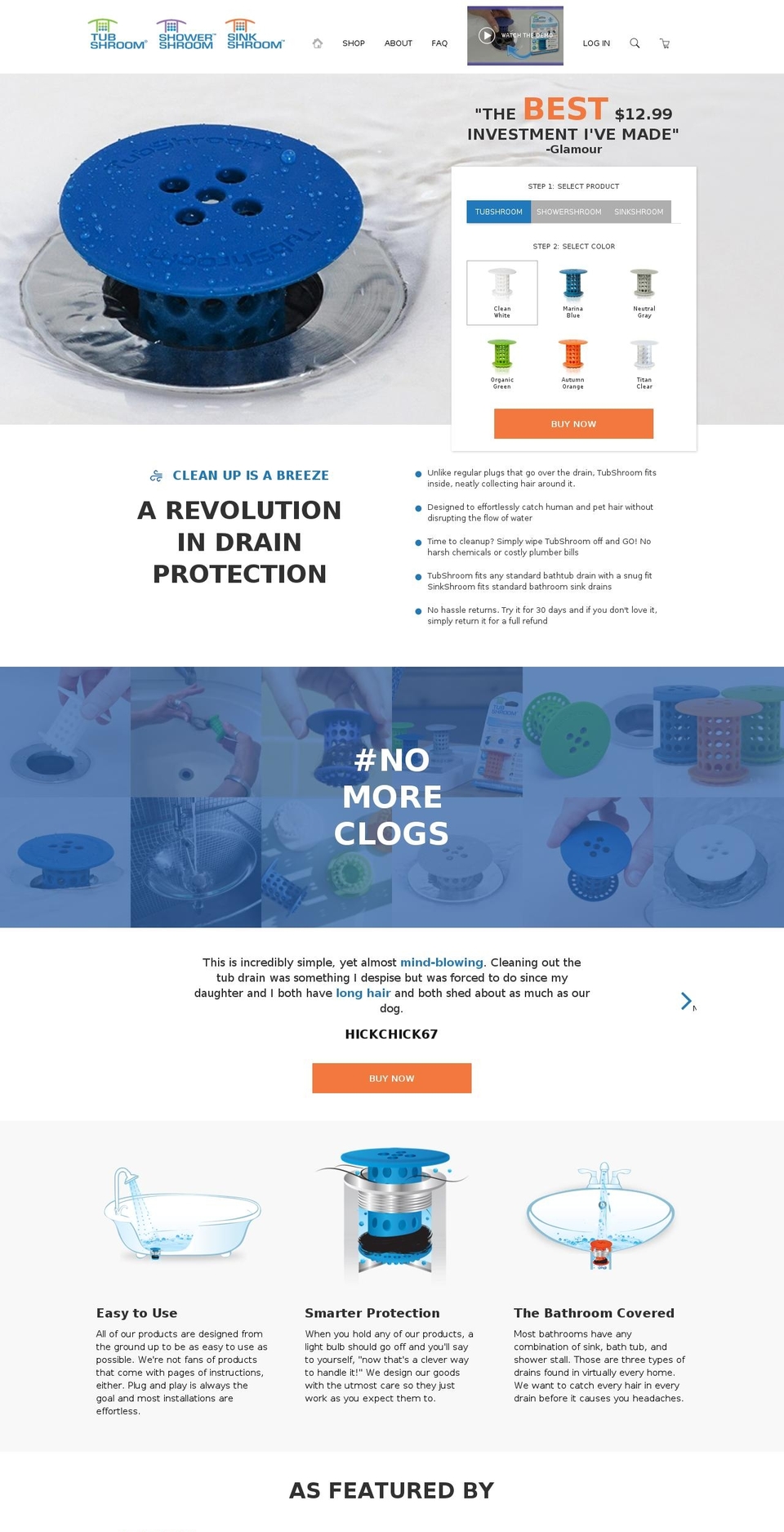 tubshroomshop.com shopify website screenshot