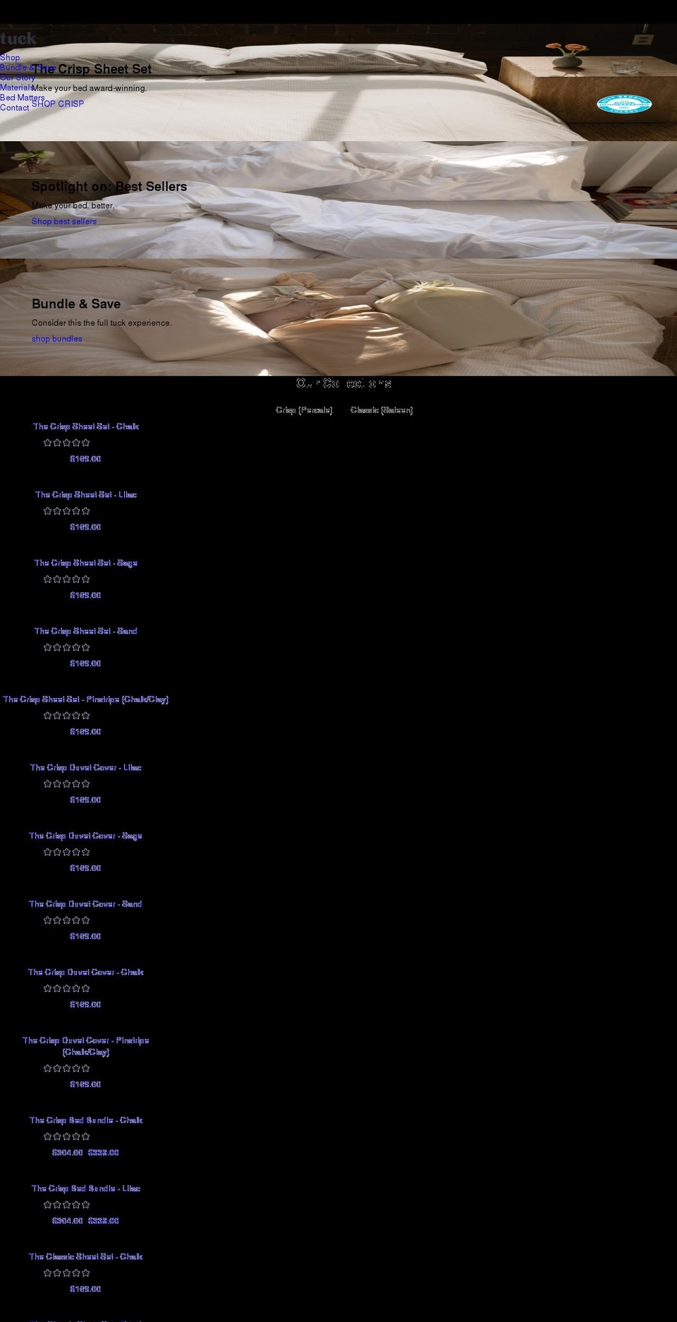 tuck.ca shopify website screenshot