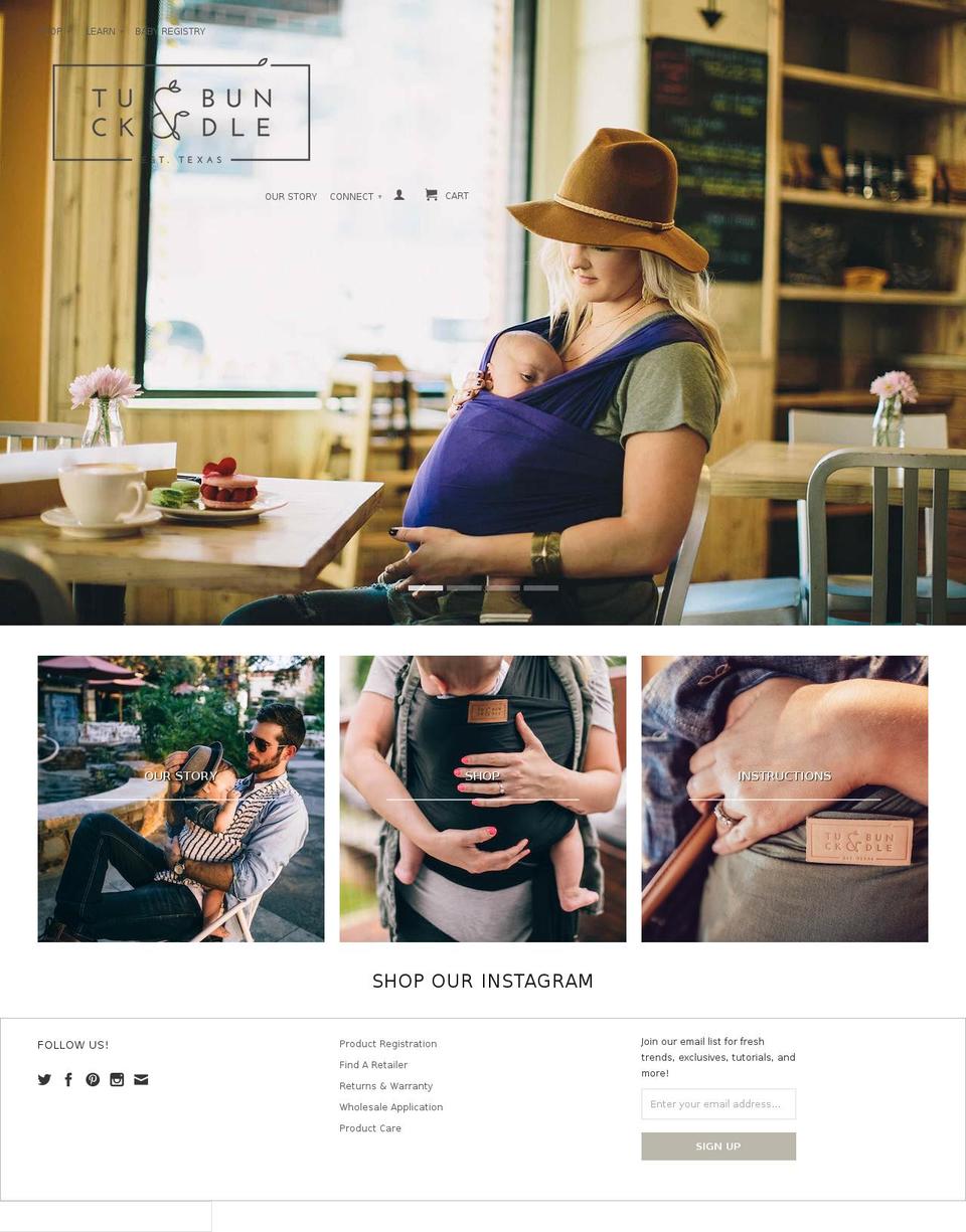 tuckandbundleshop.com shopify website screenshot