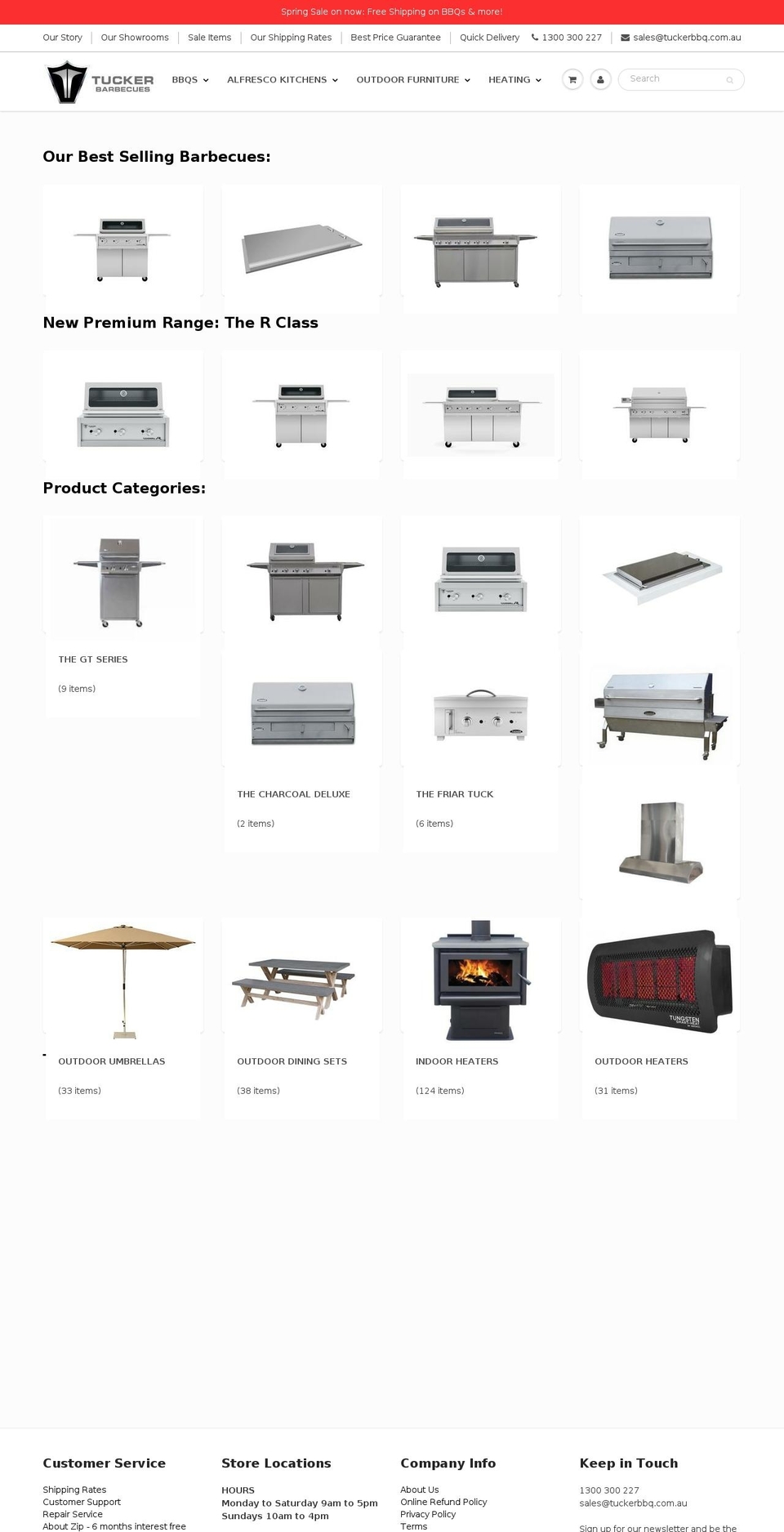 tuckeraustralia.com.au shopify website screenshot