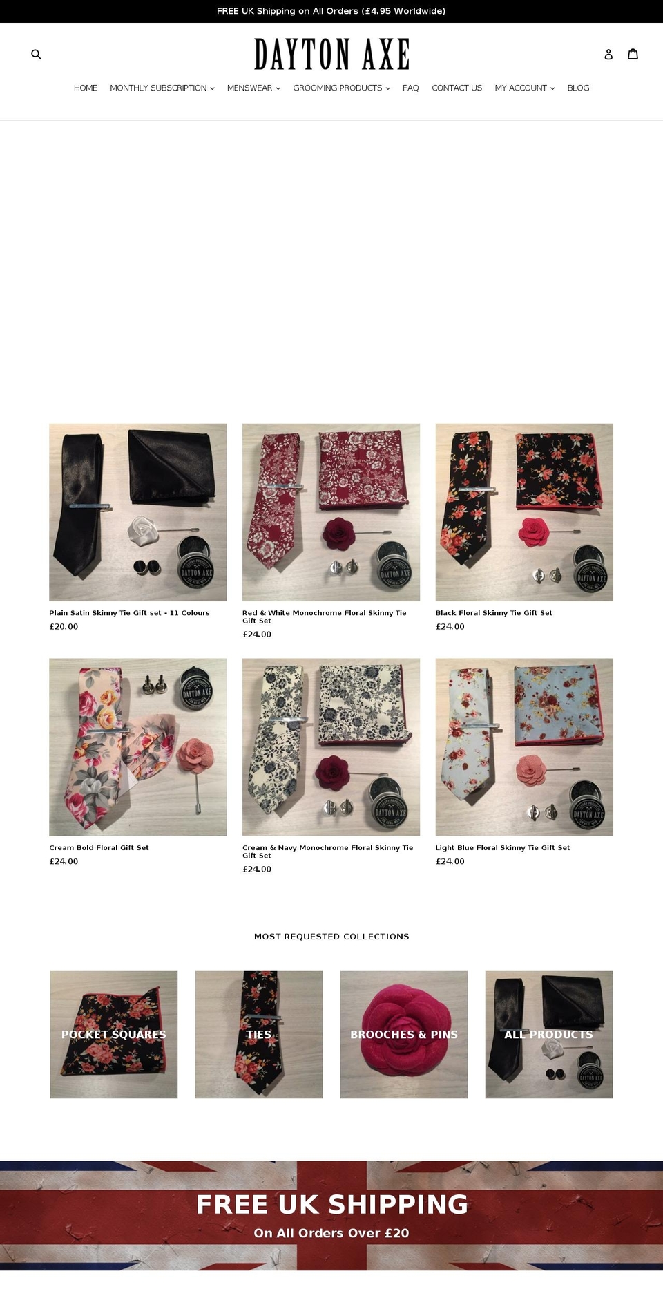 tuckersoflondon.com shopify website screenshot