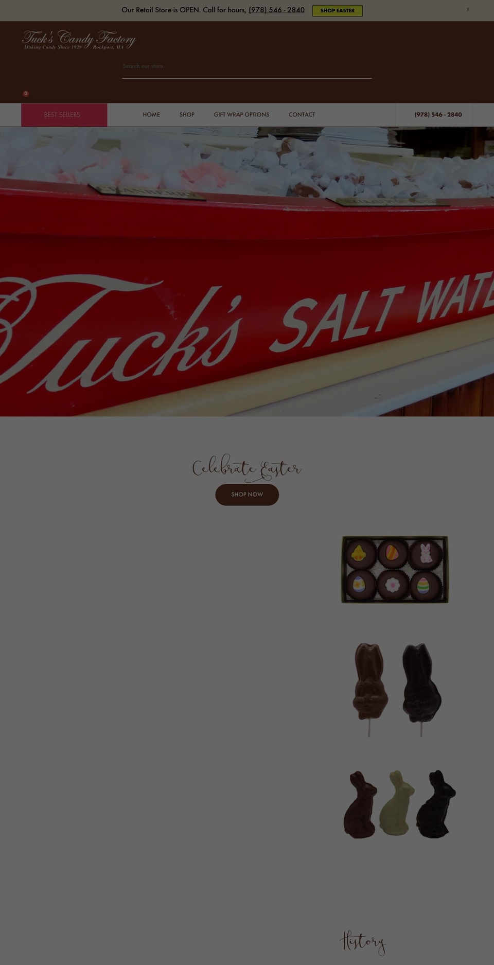 tucks-candy-factory.myshopify.com shopify website screenshot