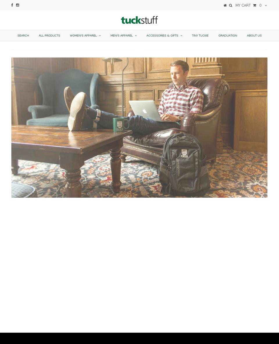 tuckstuff.com shopify website screenshot