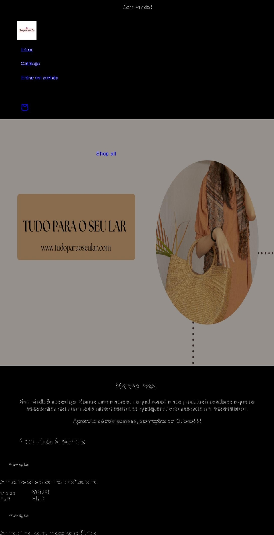 tudoparaoseular.com shopify website screenshot