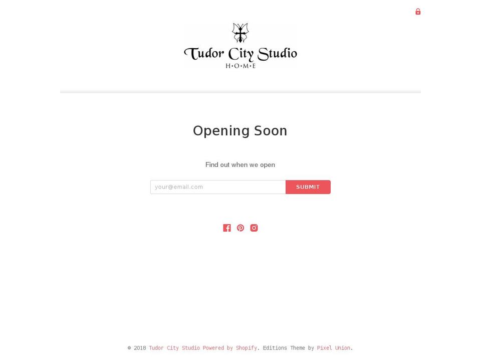 tudorcitystudio.com — Shopify storefront screenshot