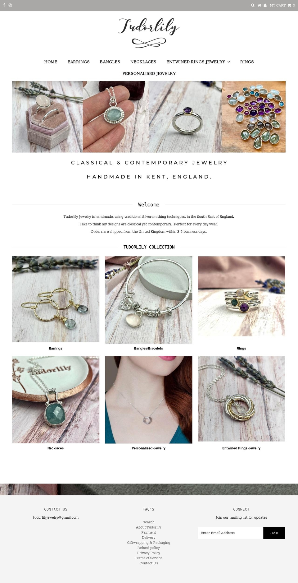 tudorlily.com shopify website screenshot