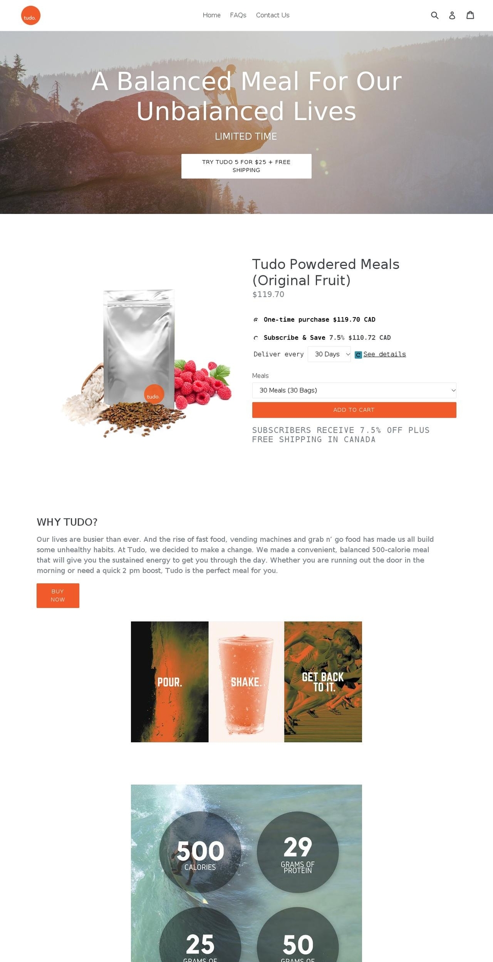 tudoyou.com shopify website screenshot