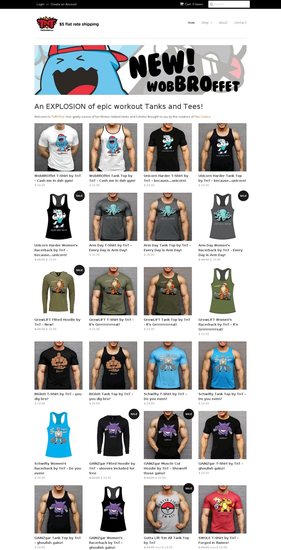 tuffandtiny.com shopify website screenshot