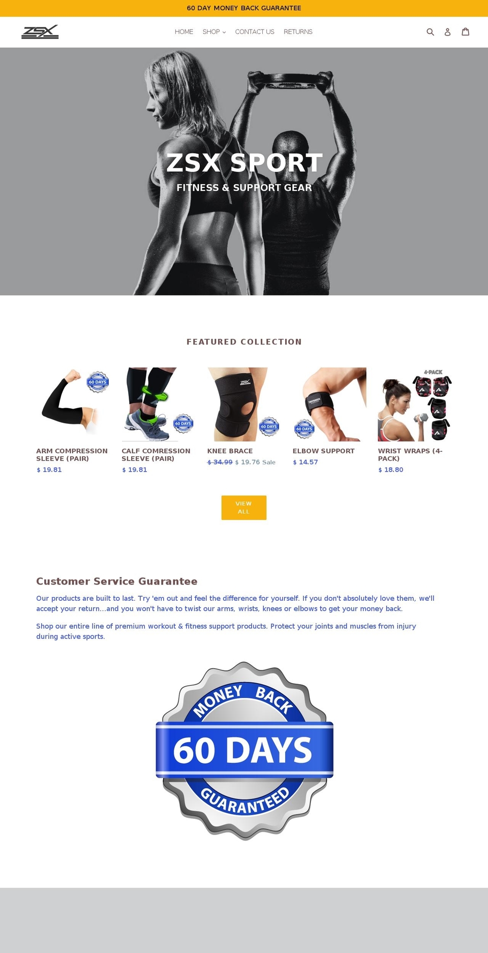 tuffbraceathletics.com shopify website screenshot