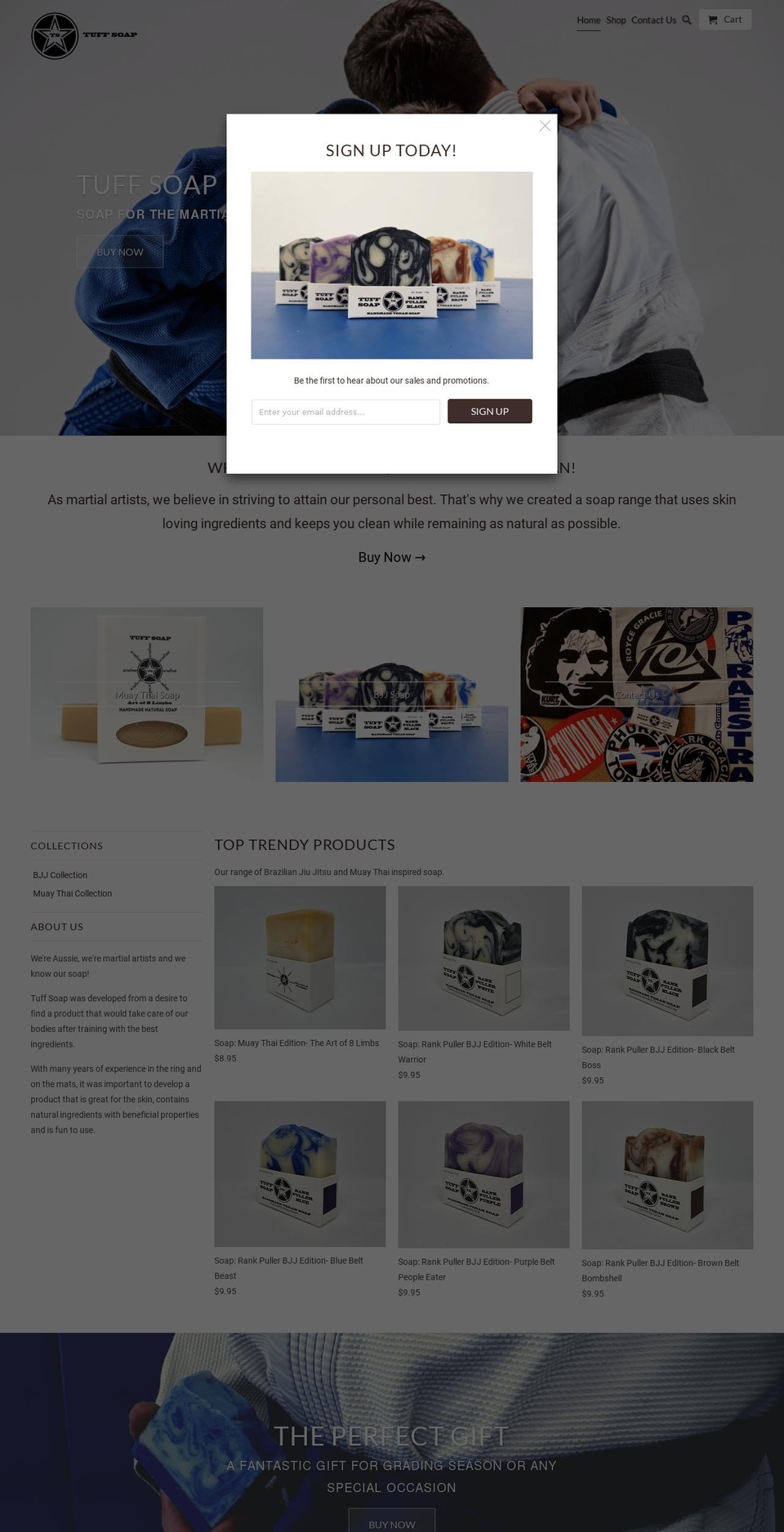 tuffsoap.com shopify website screenshot