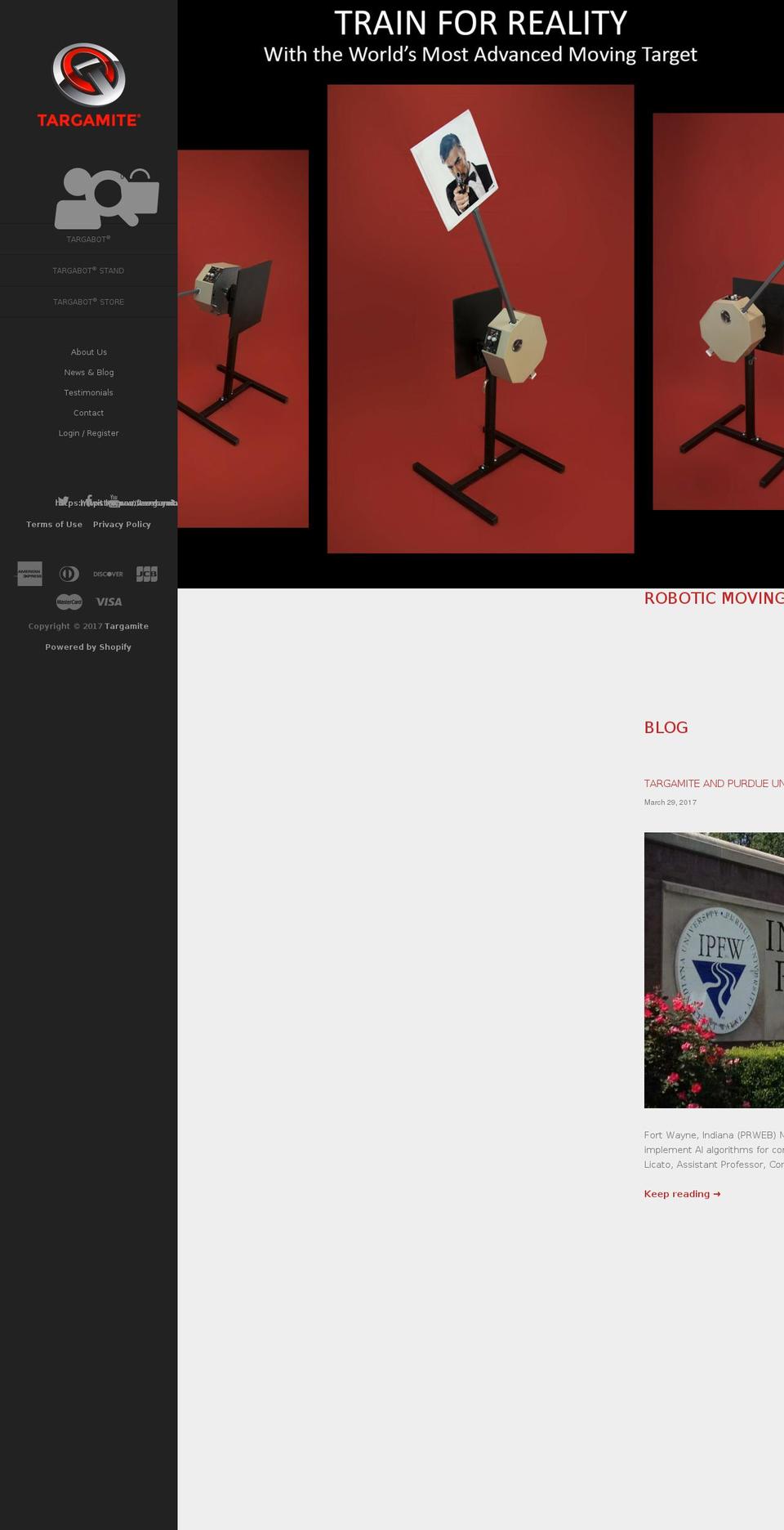 tufftargets.com shopify website screenshot