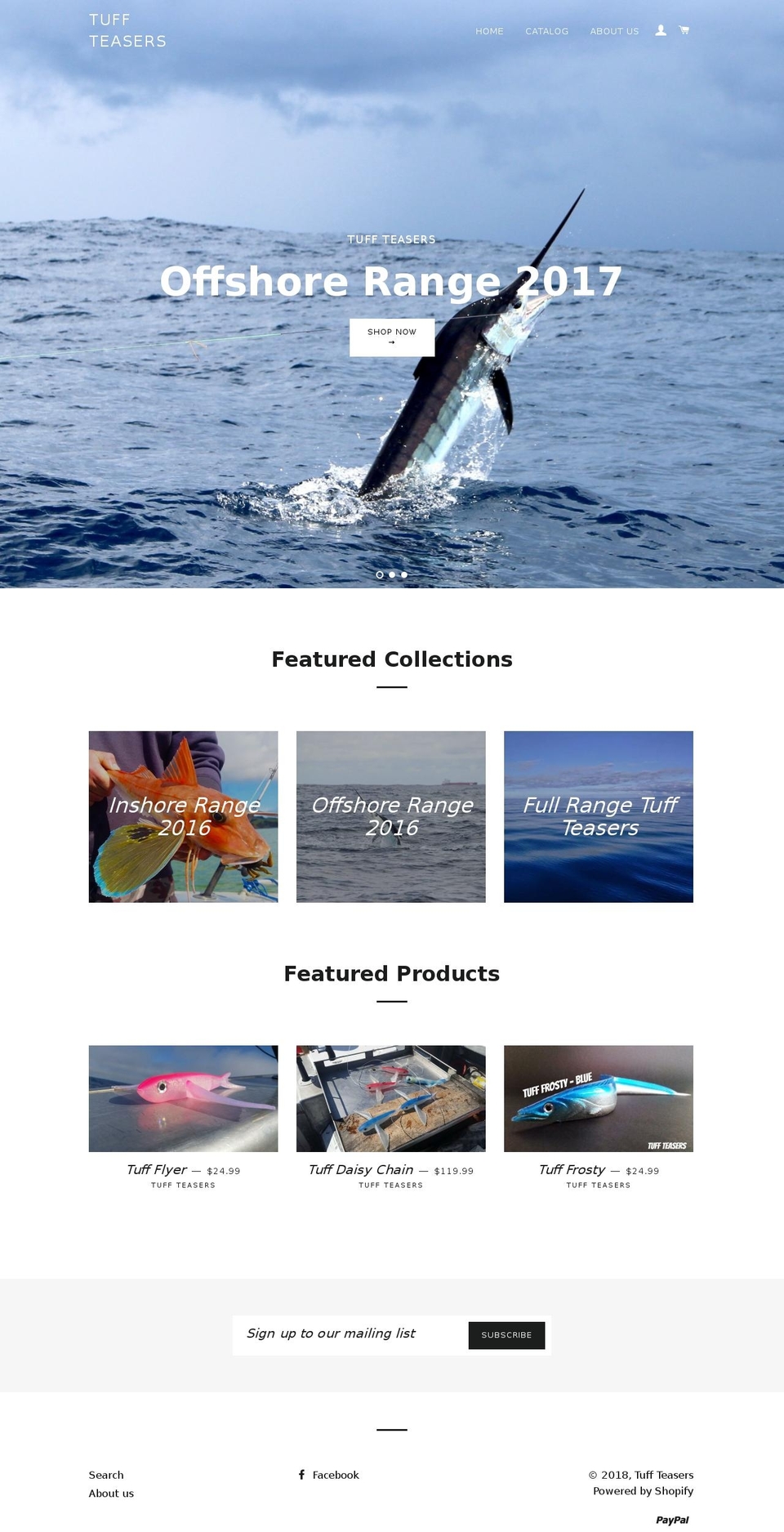 tuffteasers.com shopify website screenshot