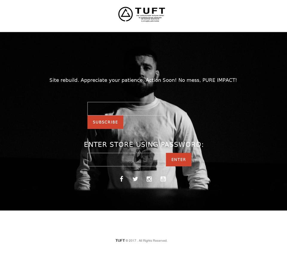 tuft-life.com shopify website screenshot