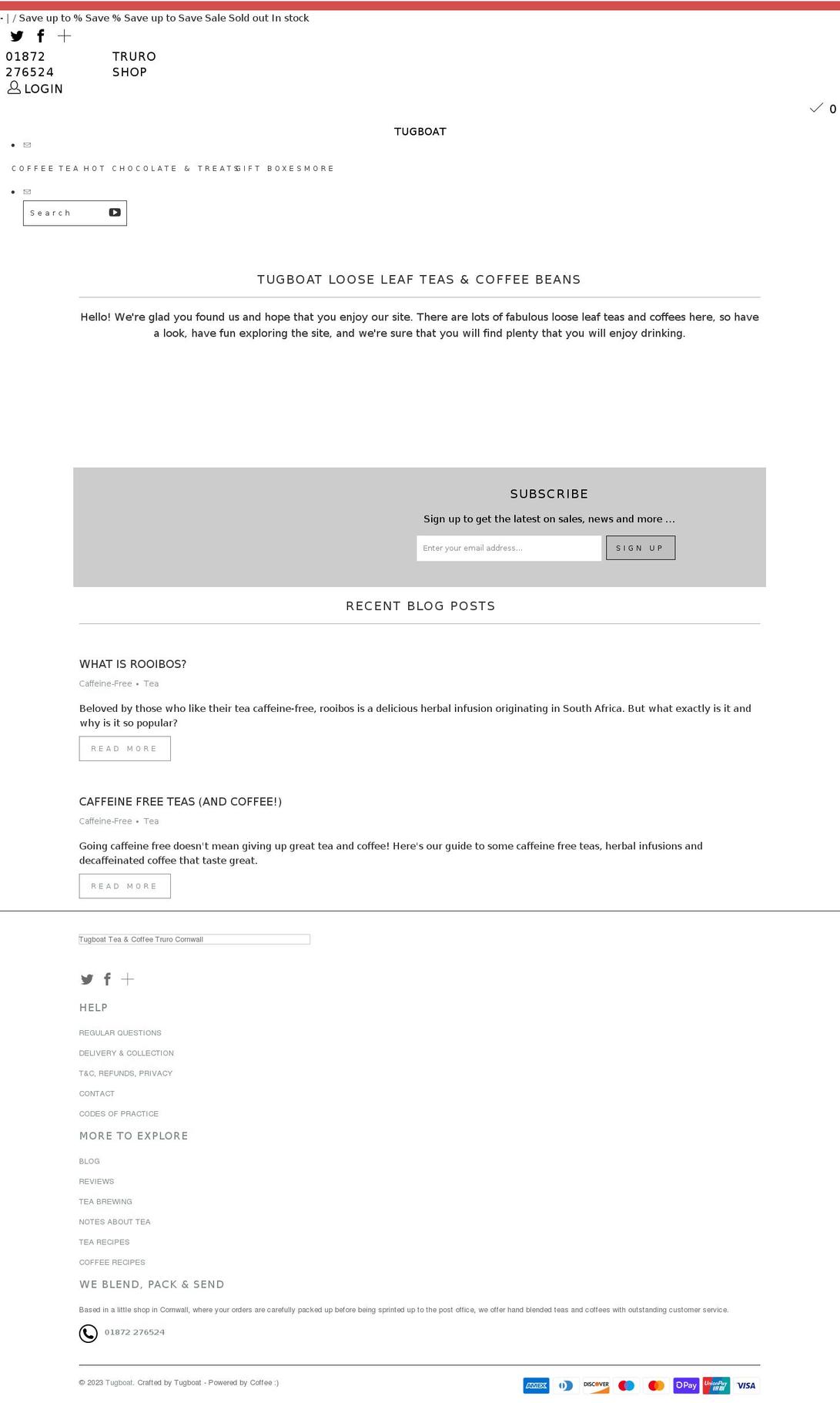tugboat.co.uk shopify website screenshot