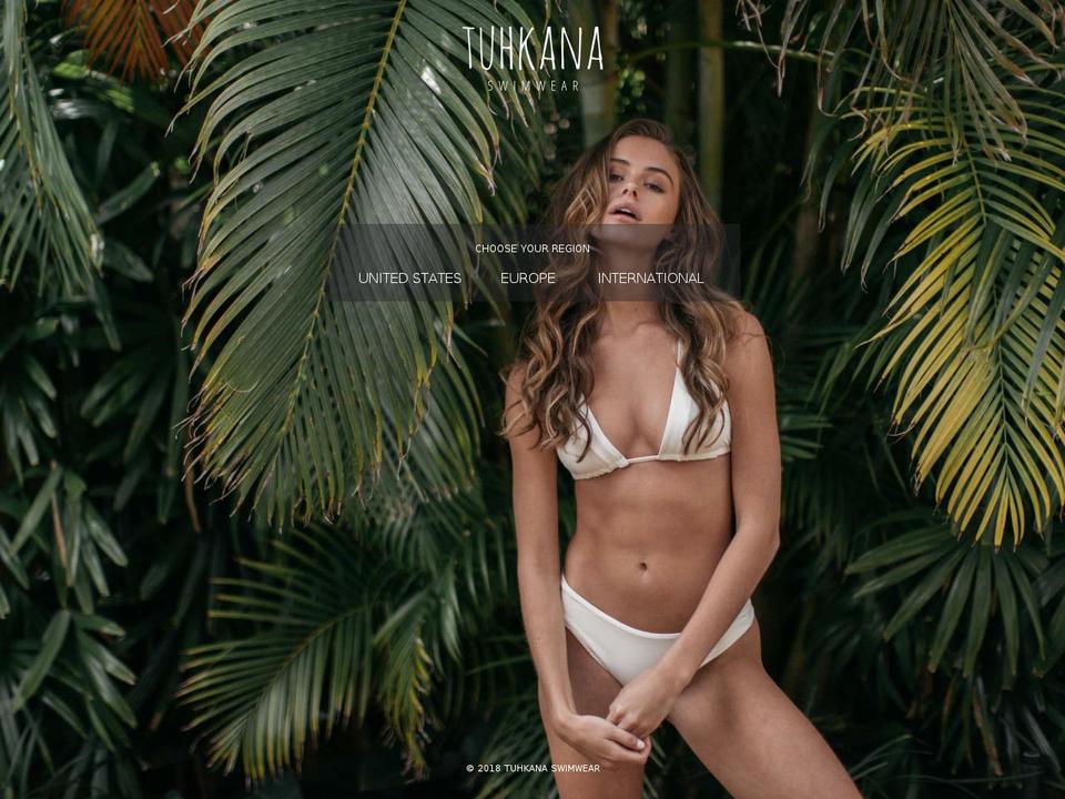tuhkanaswim.com — Shopify storefront screenshot