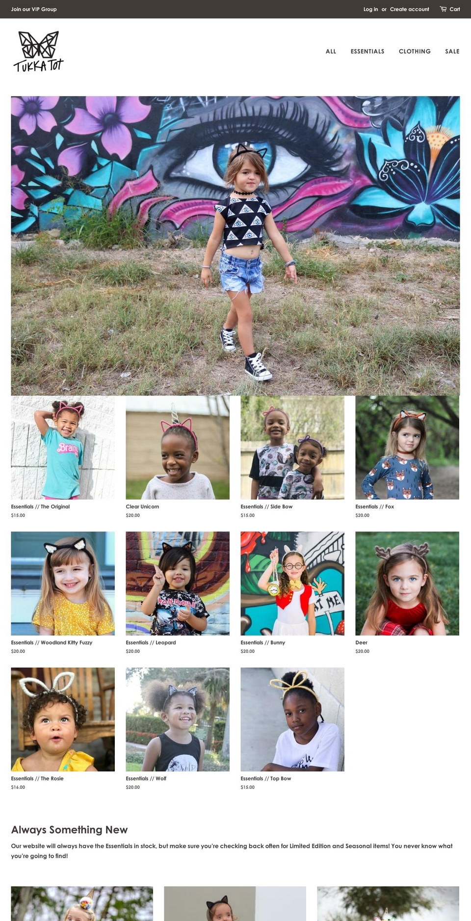 tukkatot.com — Shopify storefront screenshot