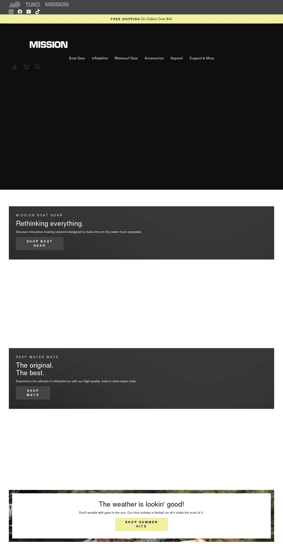 tukotowels.com — Shopify storefront screenshot