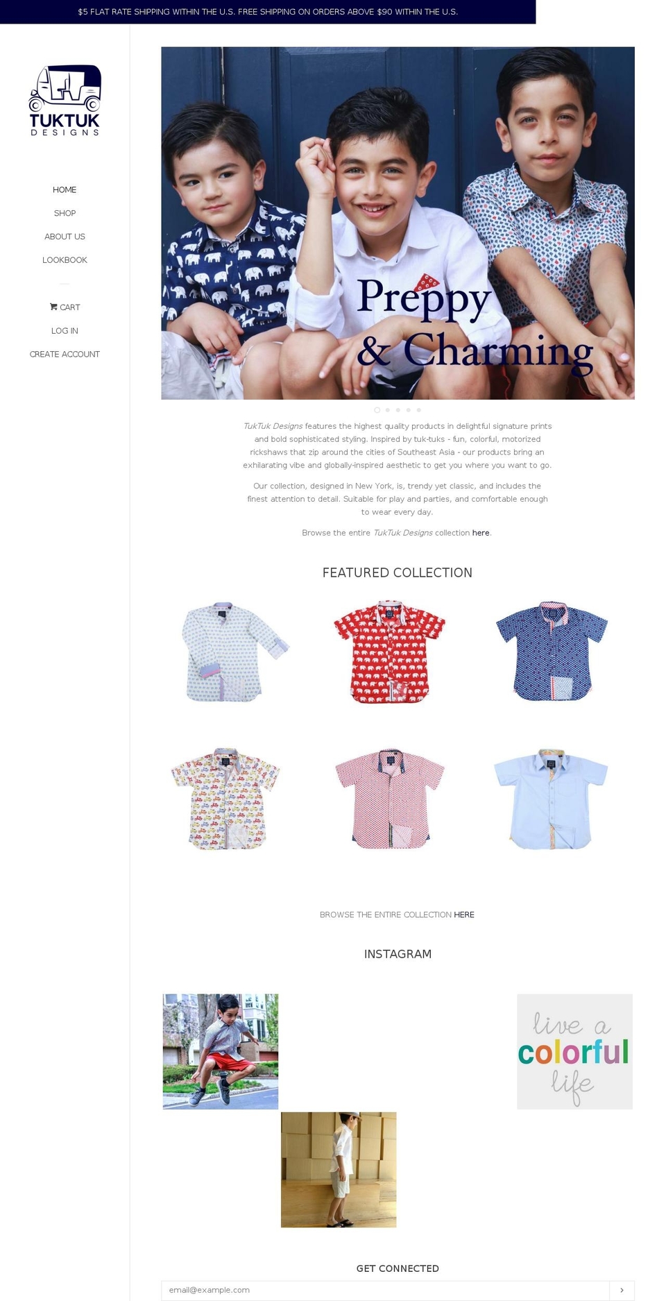 tuktukdesigns.com shopify website screenshot