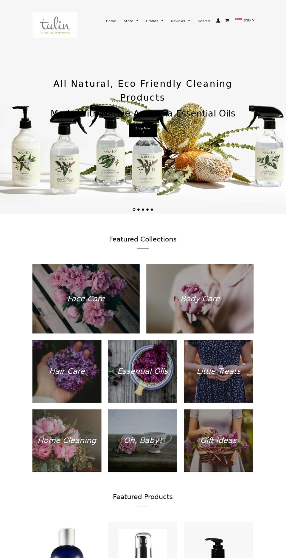tulin-asia.com — Shopify storefront screenshot