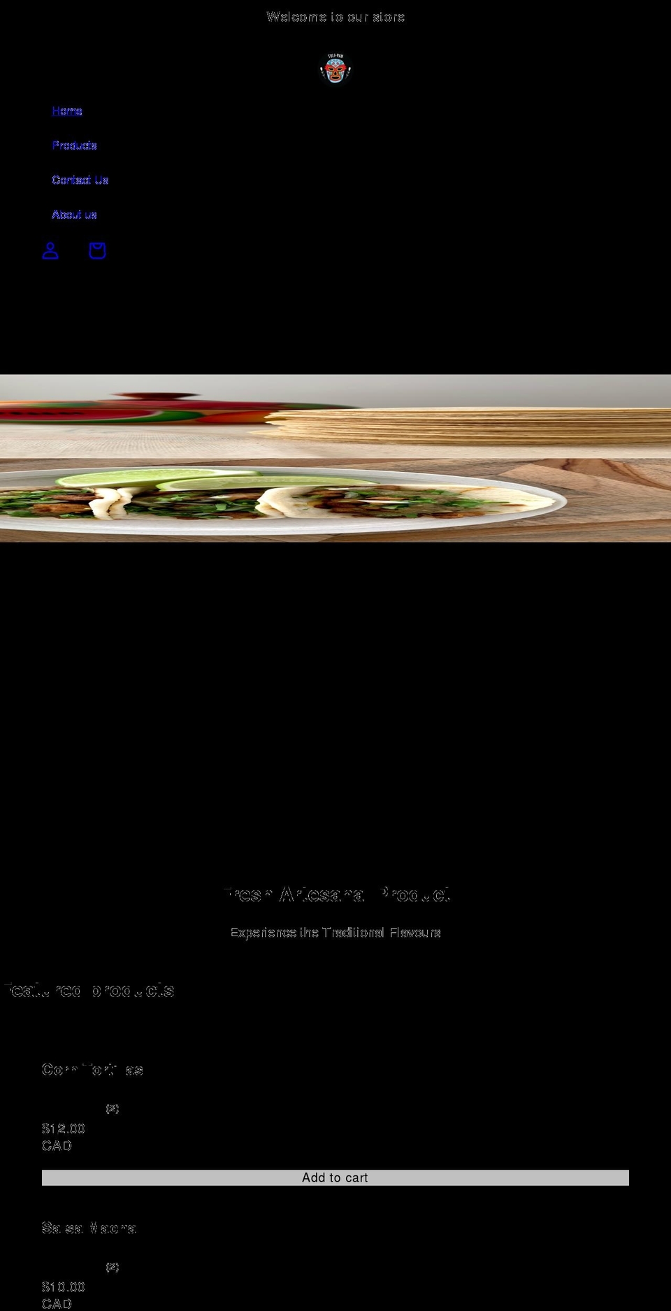 tulipan.ca shopify website screenshot
