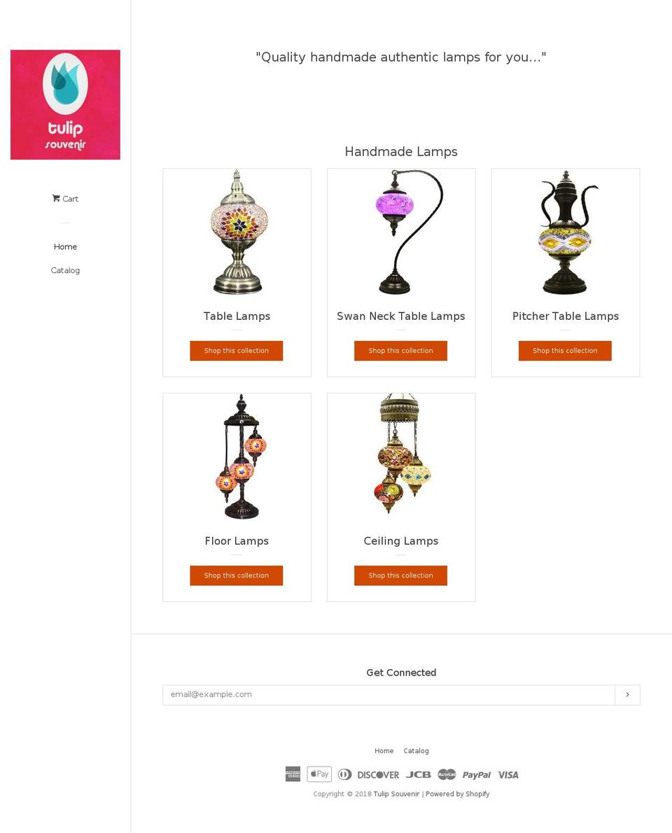 tulipsouvenir.com — Shopify storefront screenshot