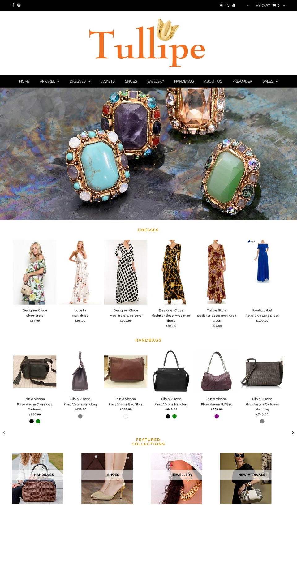 tullipe.com — Shopify storefront screenshot