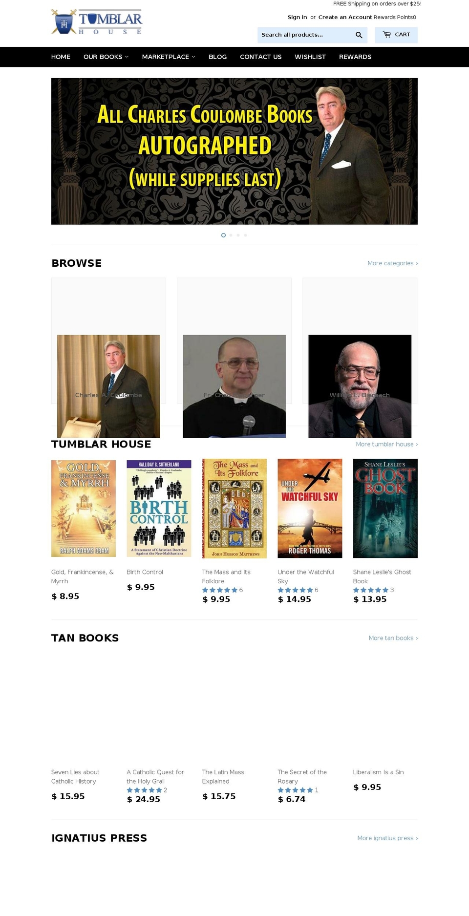 tumblarhouse.com — Shopify storefront screenshot