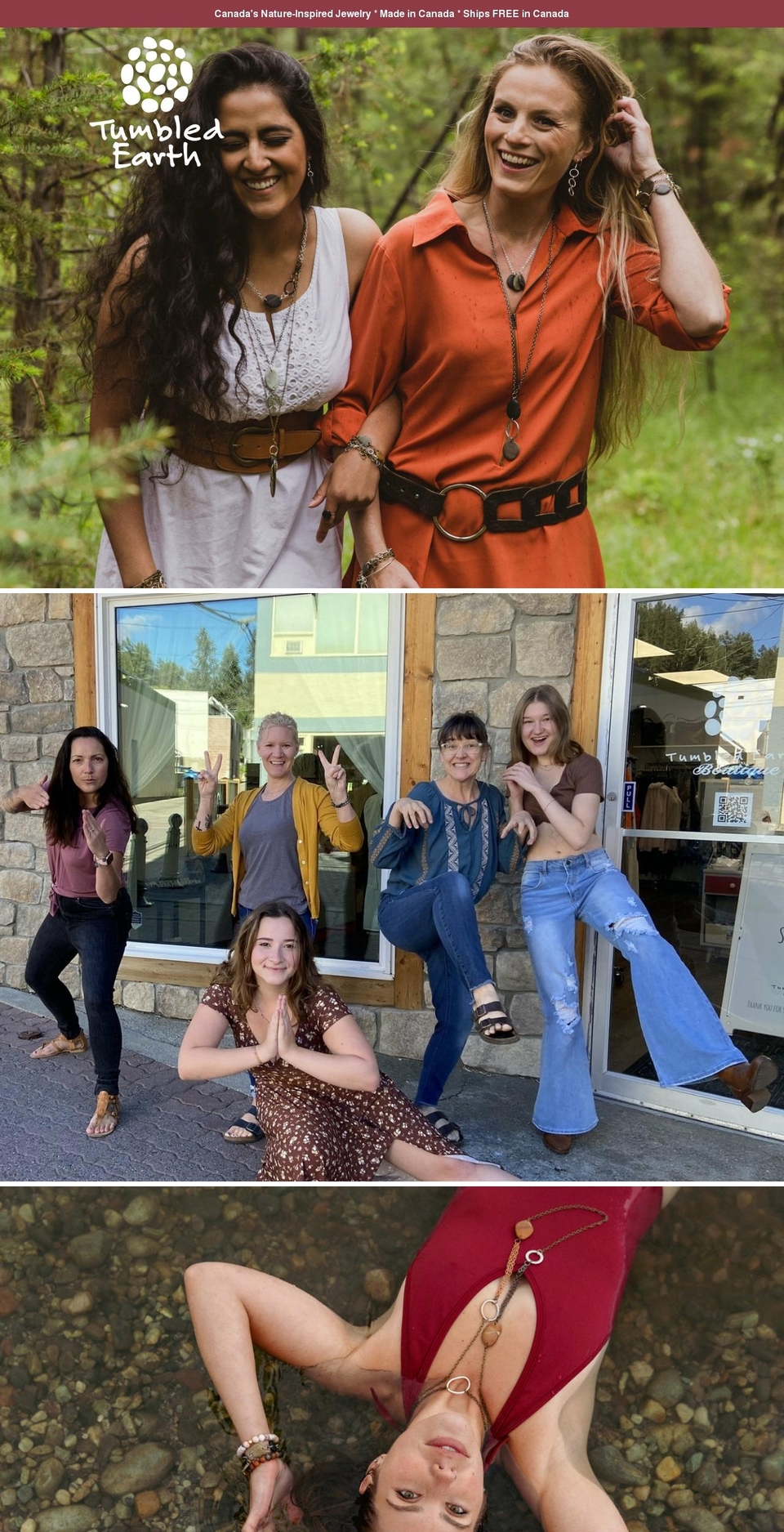 tumbledearth.com shopify website screenshot