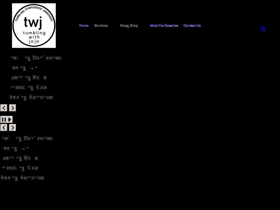 tumblingwithjojo.com shopify website screenshot