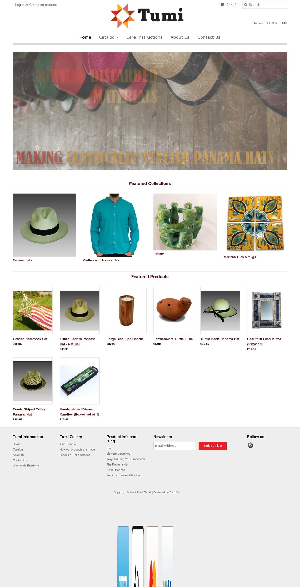 tumi.co.uk shopify website screenshot