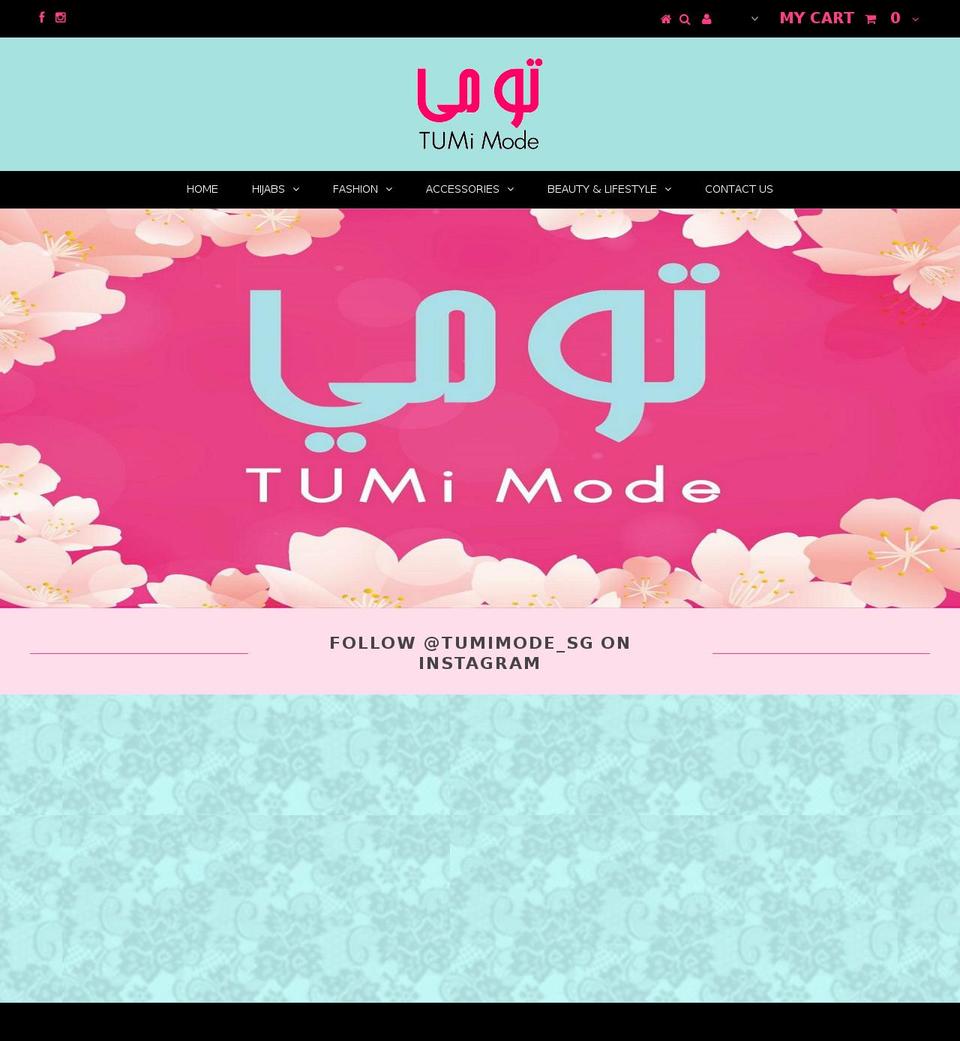 tumimode.com shopify website screenshot