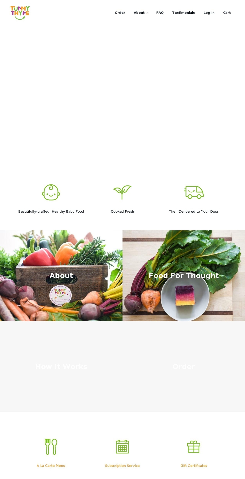tummy-thyme.com — Shopify storefront screenshot