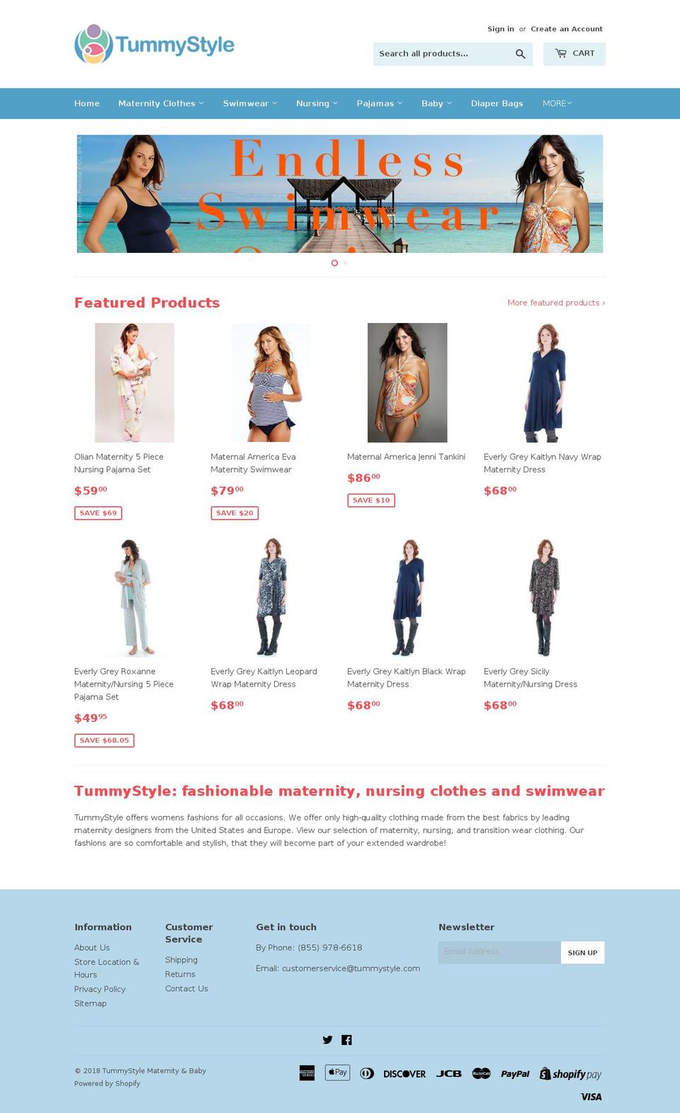 Tummystyle Shopify theme site example tummystyle.com